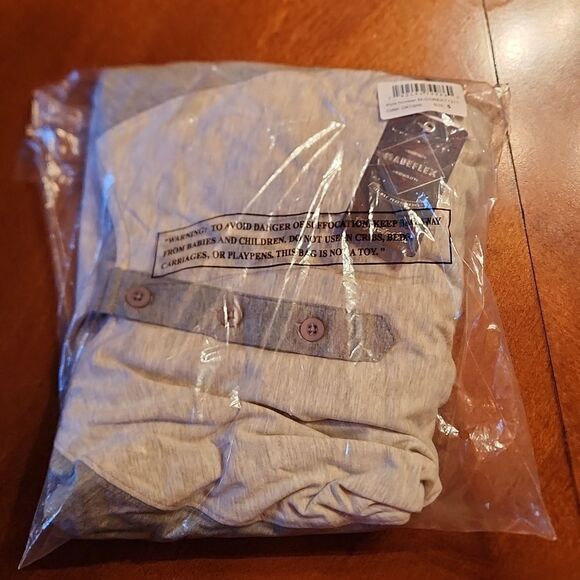 Flag & Anthem Athleisure Henley Sporty Lightweight Casual Hoodie, Small, Gray - Picture 10 of 10